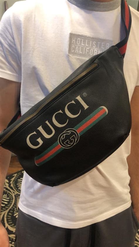 gucci fanny pack purse|Gucci fanny pack waist bag.